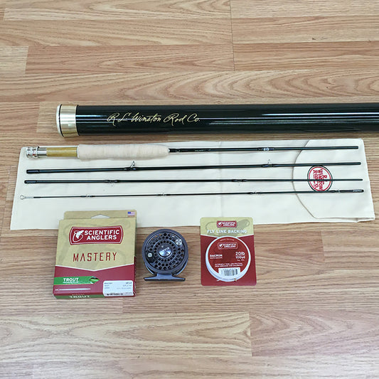 Winston Pure 7'6" 3-weight 4pc Fly Rod Outfit