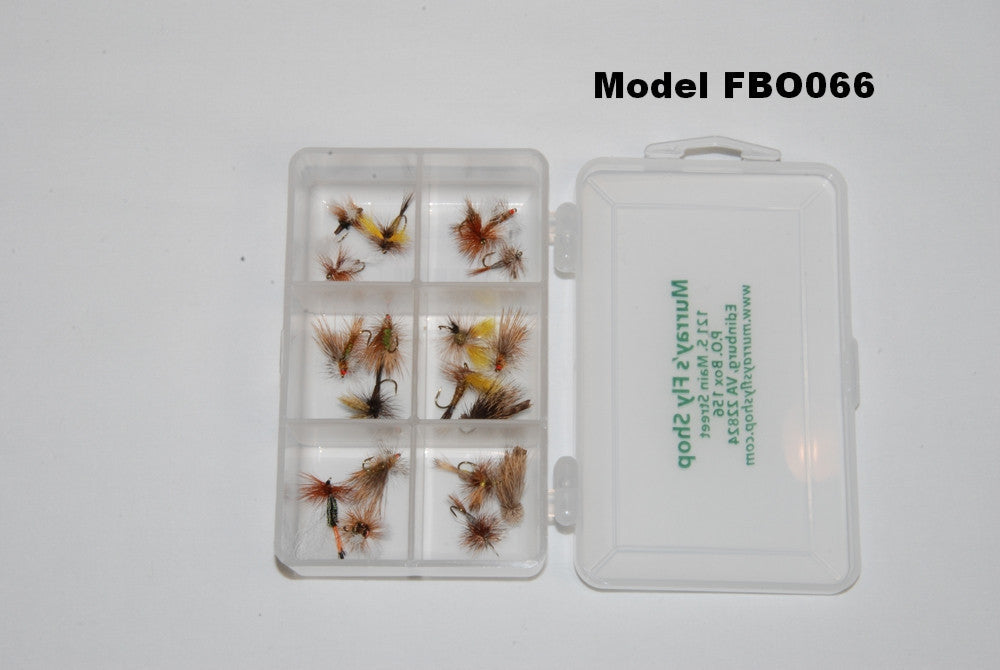 Model FBO066 6 compartment fly box - Murray's Fly Shop