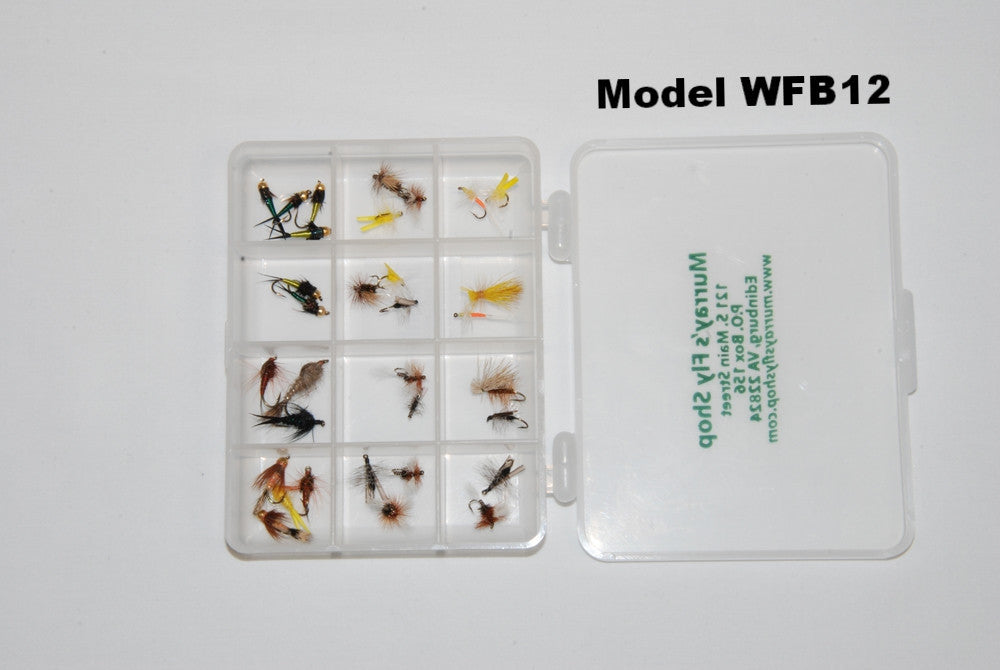 Model WFB-12 12 compartment fly box - Murray's Fly Shop