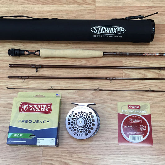 St Croix Imperial 906 Rod with Battenkill Disc Reel Line and Backing