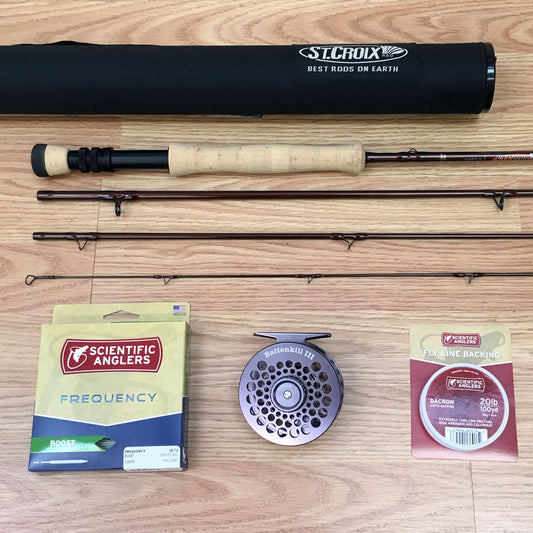 St Croix Imperial 907 Bass Rod with Battenkill Disc Reel, line and backing